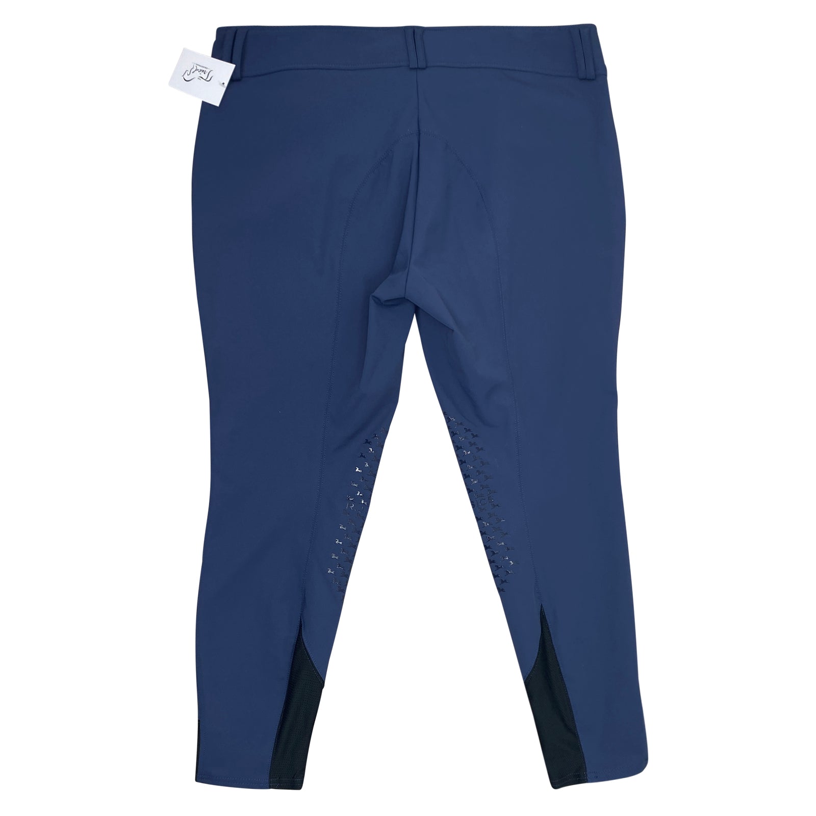 Back of RJ Classics &#39;Harper&#39; Knee Patch Breeches in Navy - Women&#39;s 34R