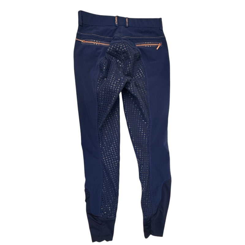 Premier Equine 'Milliania' Full Seat Breeches in Navy