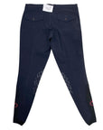 Cavalleria Toscana Knee Grip Riding Breeches in Navy - Men's IT 50 (US 36)