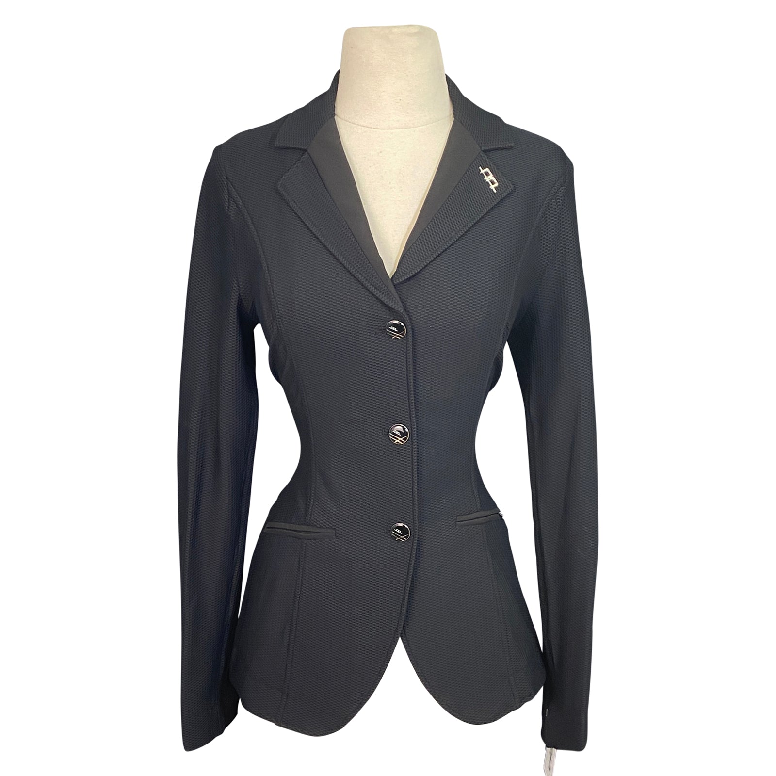 AA Platinum 'MotionLite' Show Coat in Black - Women's Small