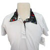 Essex Classics 'Talent Yarn' Short Sleeve Show Shirt in White/Dog Love