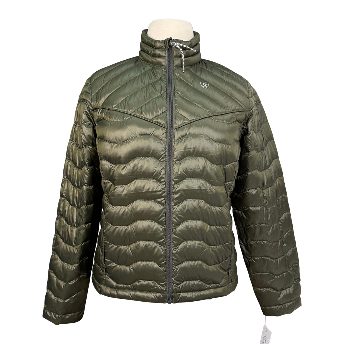 Ariat &#39;Ideal 3.0&#39; Down Jacket in Metalic Green