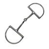 Corkscrew Dee Ring Snaffle in Stainless Steel