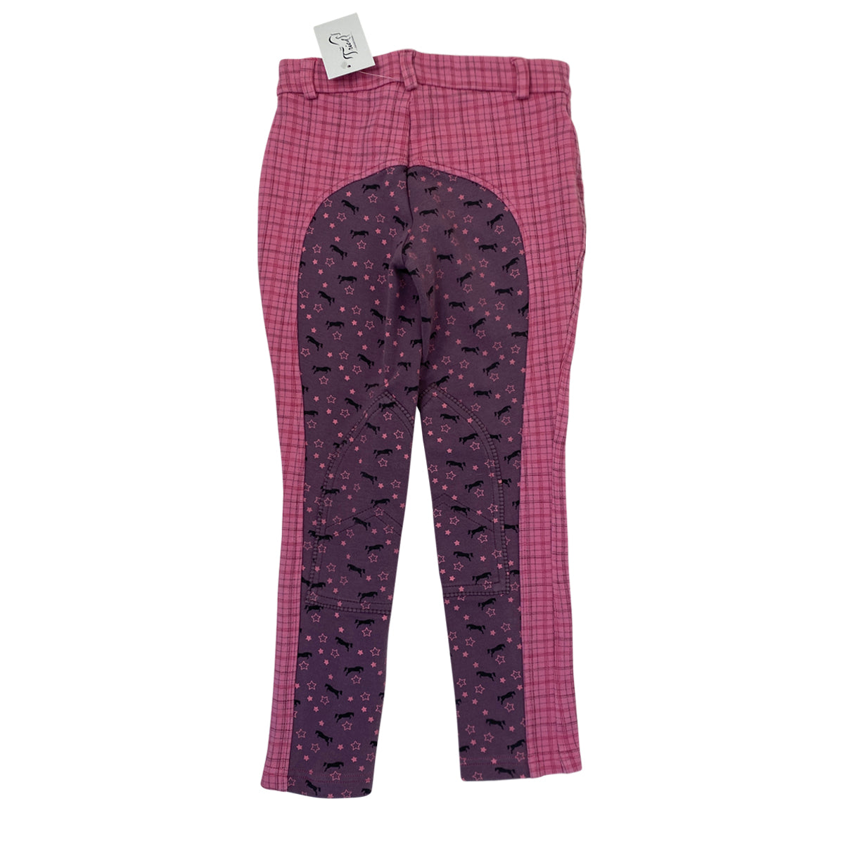Plaid Breeches in Pink