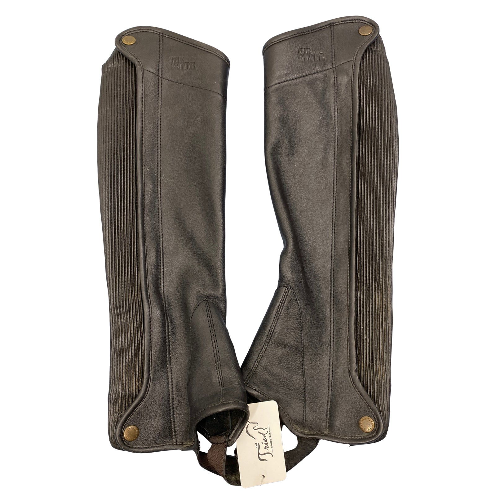The Elite Plus Half Chap in Brown - Women's Medium