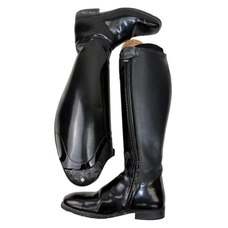 DeNiro Raffaello Dressage Boots in Black/Floral