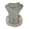 Acavallo Cut Out Sheepskin Gel Pad with Dri-Lex in White