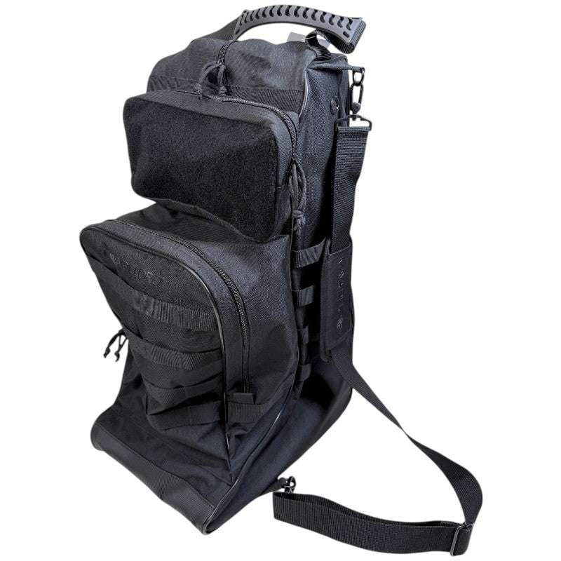 Maya Delorez Boot and Helmet Bag in Black