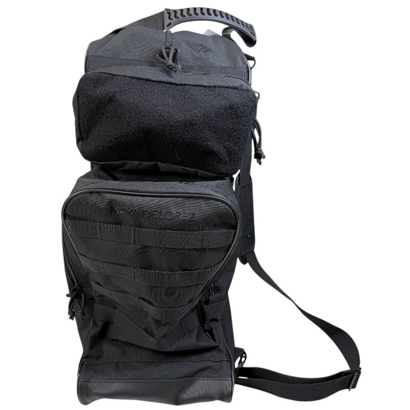 Maya Delorez Boot and Helmet Bag in Black