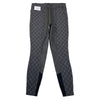 Back of Kerrits 'Crossover' Breeches in Grey Plaid