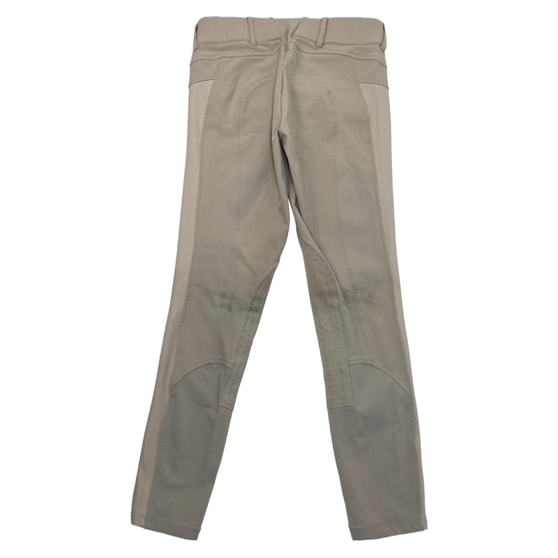 Back of Ariat Pro Series Knee Grip Breeches in Tan