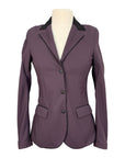 Cavalleria Toscana Zip Riding Jacket in Deep Purple