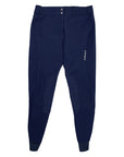 Front of Ariat 'Tri Factor' Knee Patch Breeches in Navy - Women's 24L