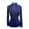 Dover Saddlery 'CoolBlast' Sunshirt in Navy - Women's Small