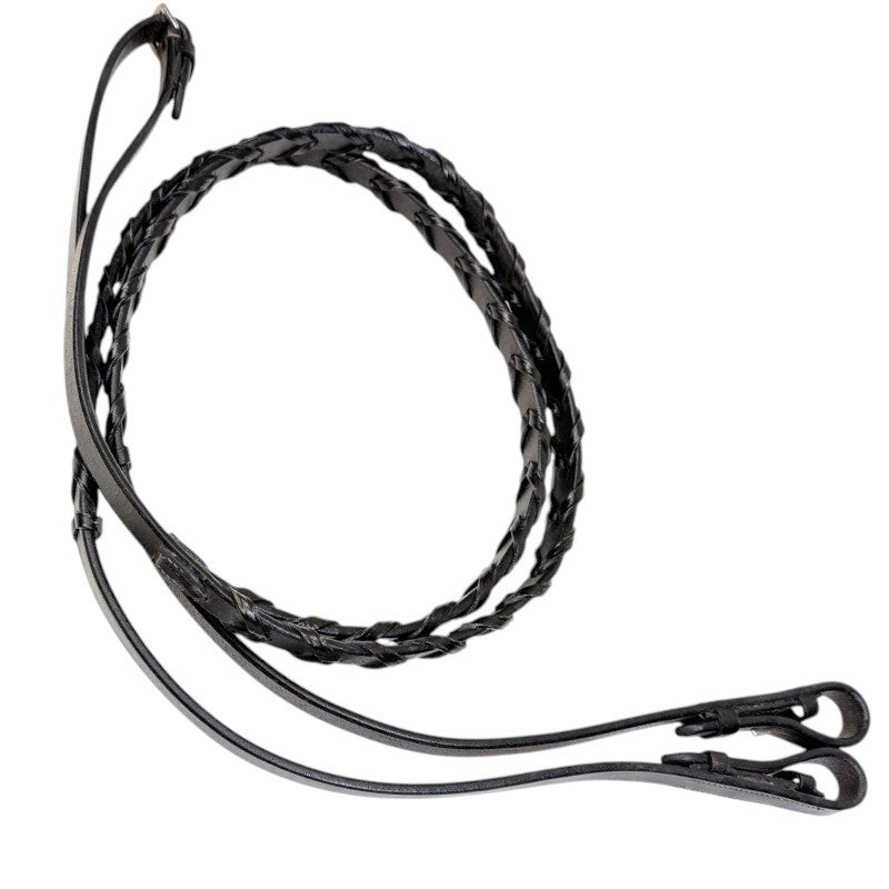 Dover Saddlery TRU-Fit Laced Reins in Brown