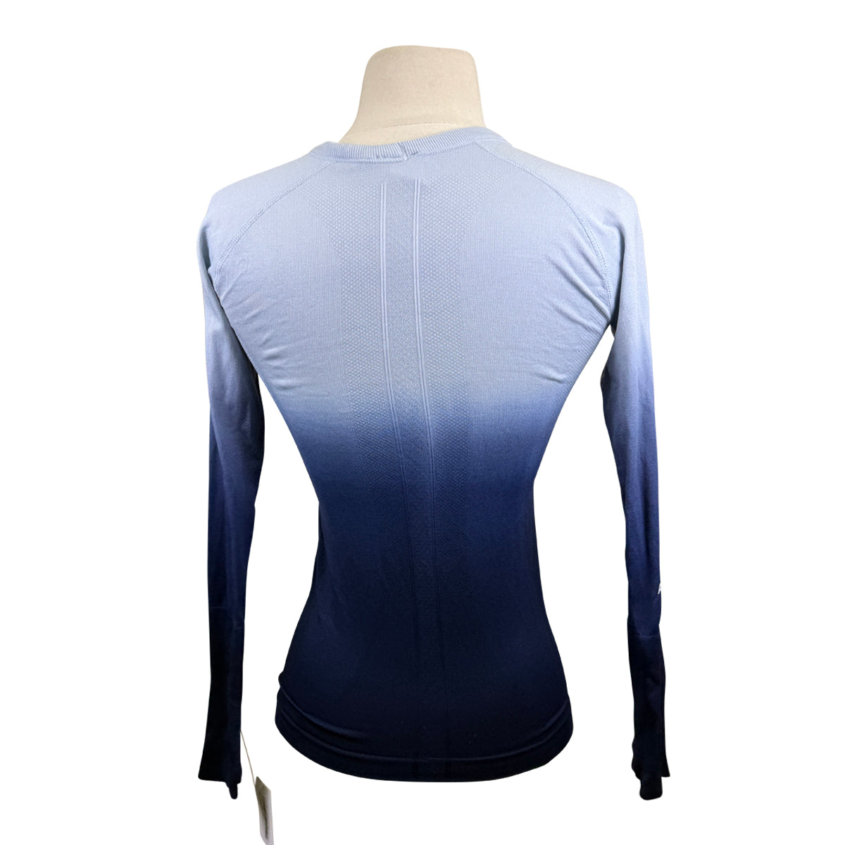 TKEQ 'The Kennedy' Seamless Long Sleeve Shirt in Ink Ombre