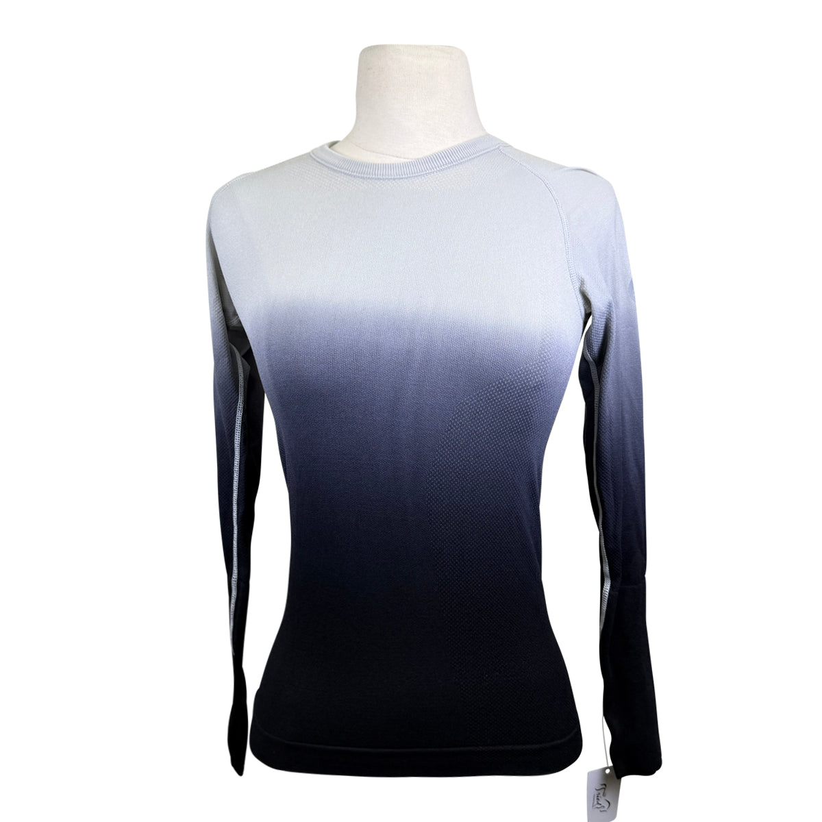 TKEQ 'The Kennedy' Seamless Long Sleeve Shirt in Ombre