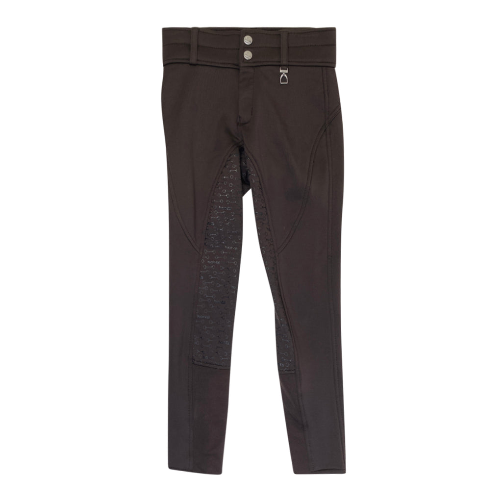 Horze Rhea Full Seat Thermo Breeches in Espresso