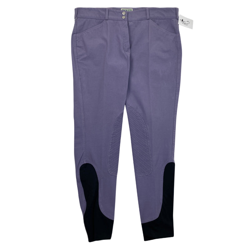 Dover Saddlery 'Wellesley Grip' Breeches in Wisteria Purple