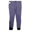 Back of Dover Saddlery 'Wellesley Grip' Breeches in Wisteria Purple