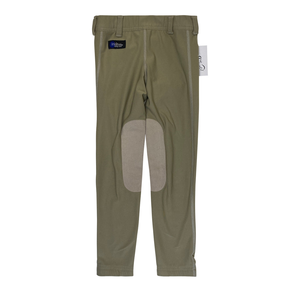Irideon Kid's 'Issential' Knee Patch Tights in Tan - Children's Small