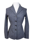 RJ Classics 'Palermo' Show Coat in Grey Plaid