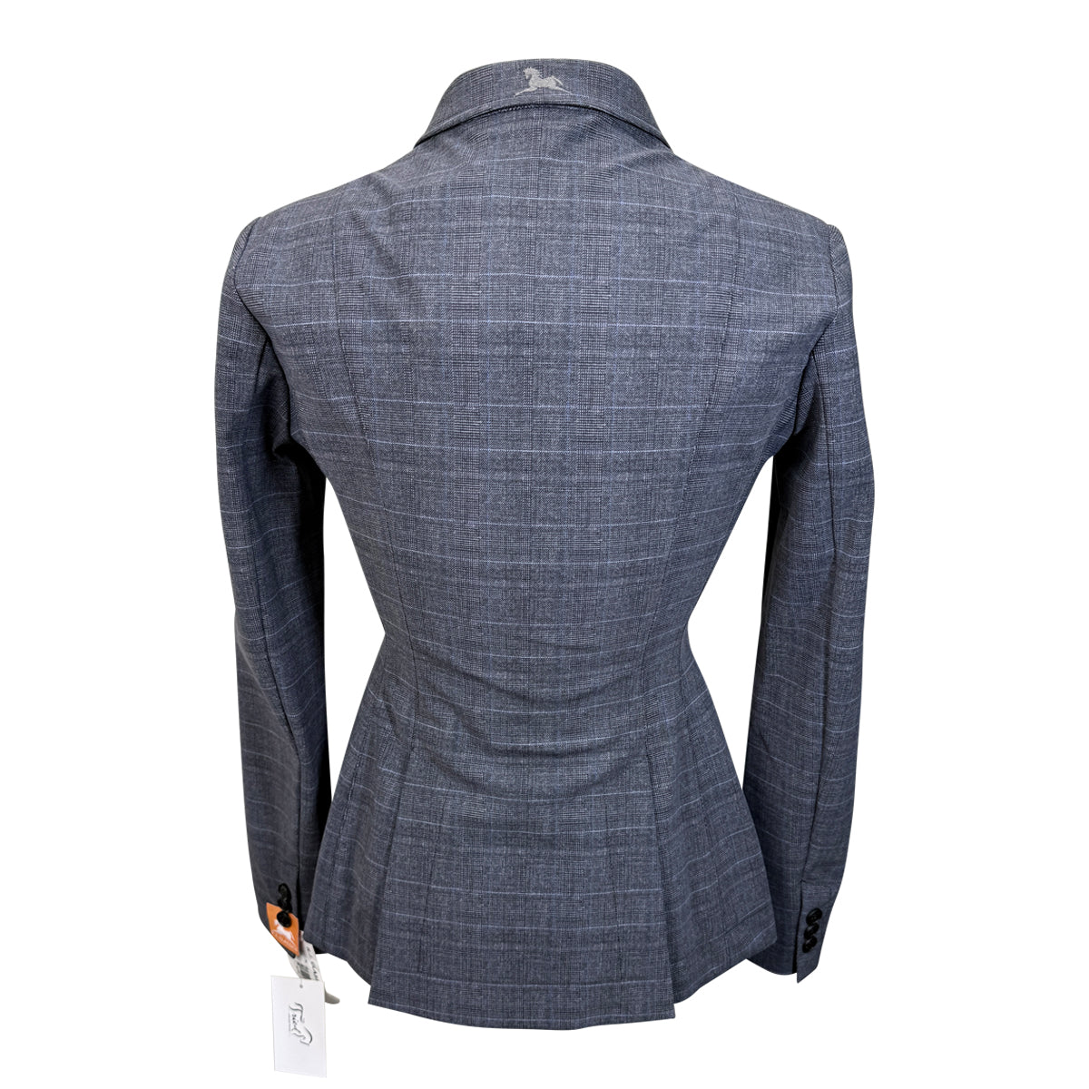 RJ Classics 'Palermo' Show Coat in Grey Plaid