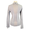 Euphoric Equestrian Soleil Mesh Long Sleeve in Fairy Grey 
