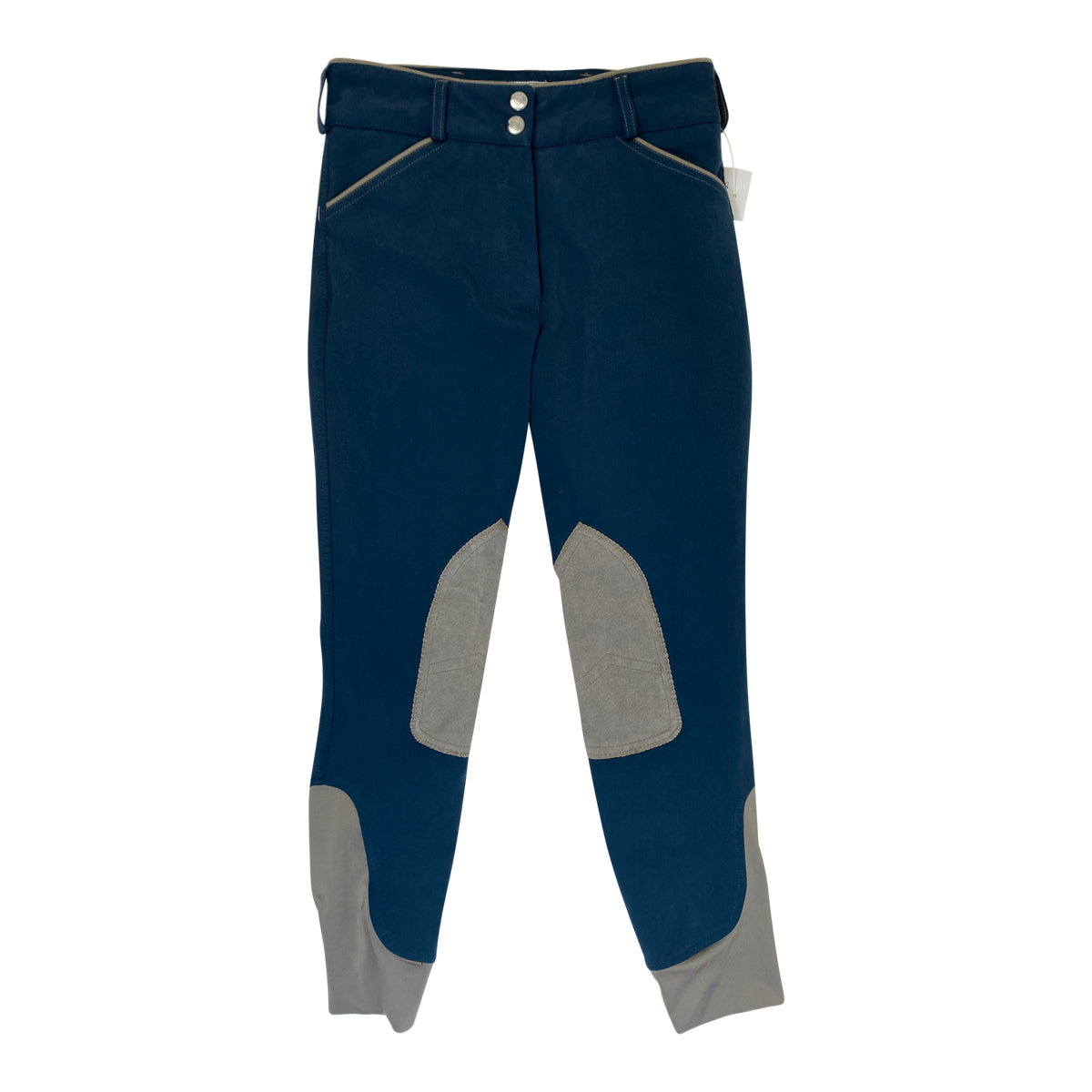 Dover Saddlery 'Wellesley' Breeches in Navy/Tan