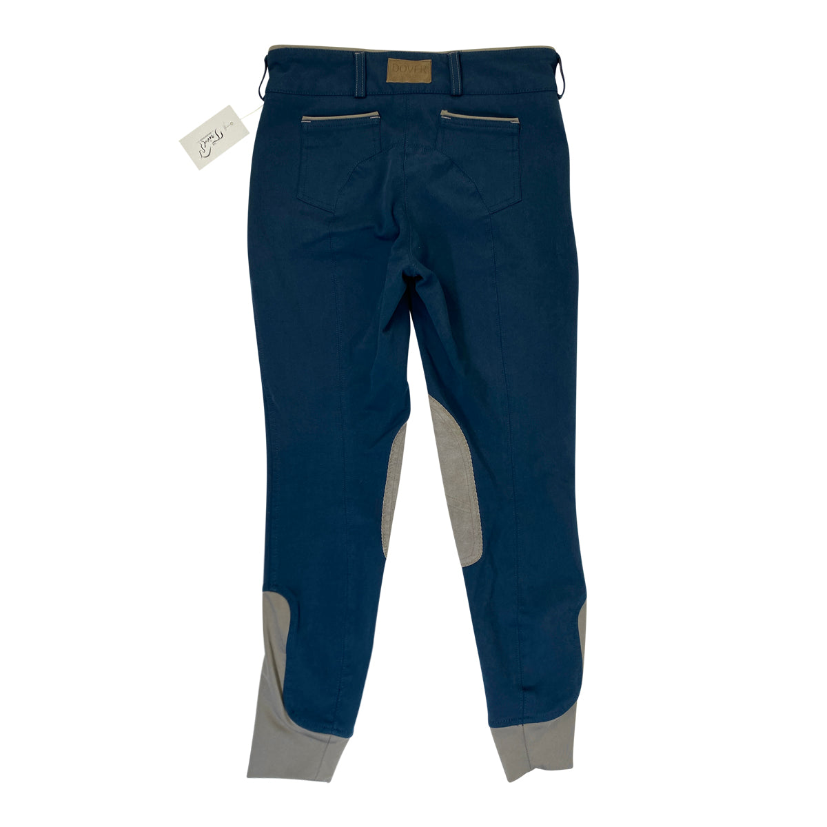 Dover Saddlery 'Wellesley' Breeches in Navy/Tan