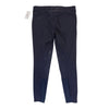 Back of Horze 'Grand Prix' Silicone Knee Patch Breeches in Navy - Women's 24