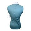 AA Platinum Ruffled Show Shirt in Teal