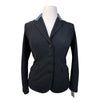 Iago Competition Jacket in Black/Blue Collar