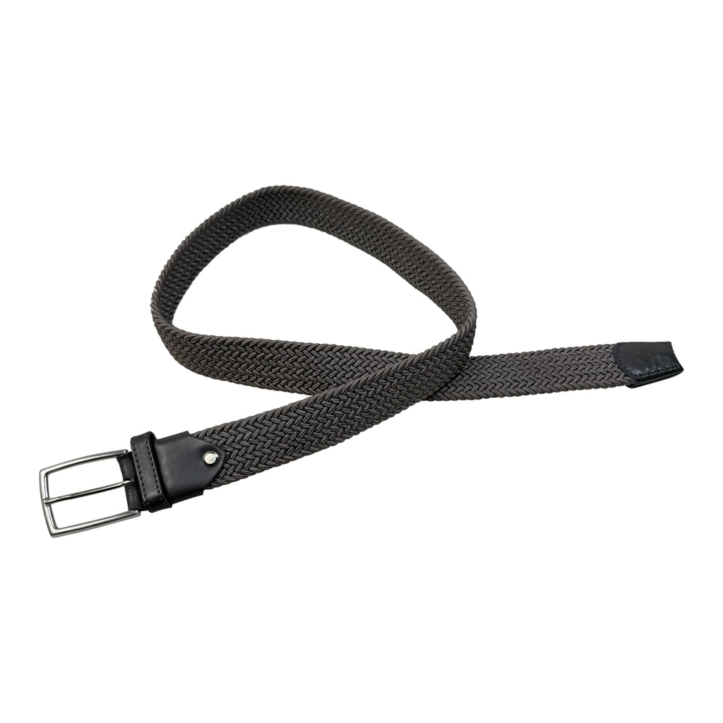 Cavalleria Toscana Braided Elastic Belt in Grey