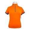 EIS Short Sleeve Sun Shirt in Orange/Grey