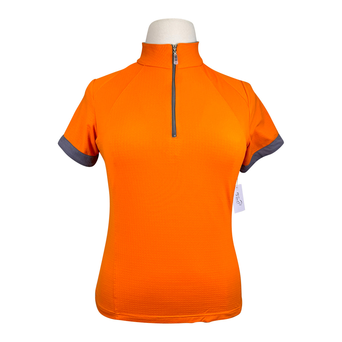 EIS Short Sleeve Sun Shirt in Orange/Grey
