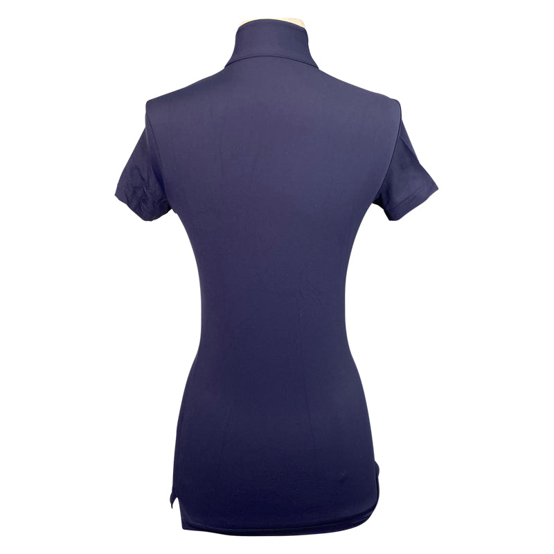 Tailored Sportsman 'Ice Fil' Short Sleeve Shirt in Navy - Women's Medium