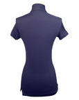 Tailored Sportsman 'Ice Fil' Short Sleeve Shirt in Navy - Women's Medium