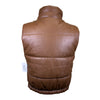Ariat 'Swirls' Faux Leather Vest in Cognac