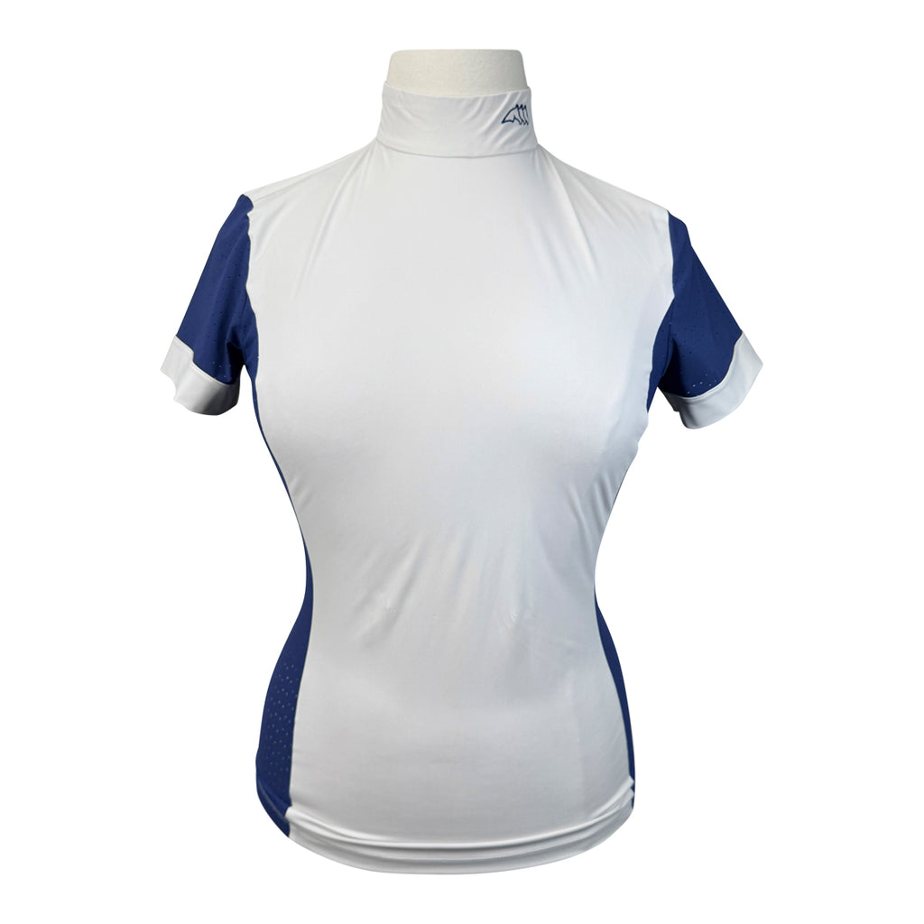 Equiline Competition Shirt in White/Blue