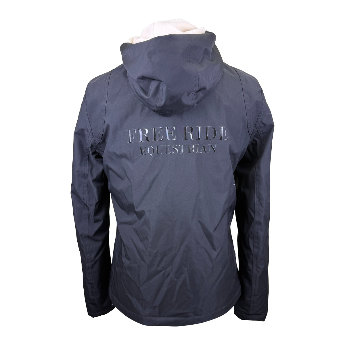 Free Ride Equestrian Hooded Zip Jacket in Black