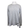 Noel Asmar Wool Cable Knit Sweater in Grey