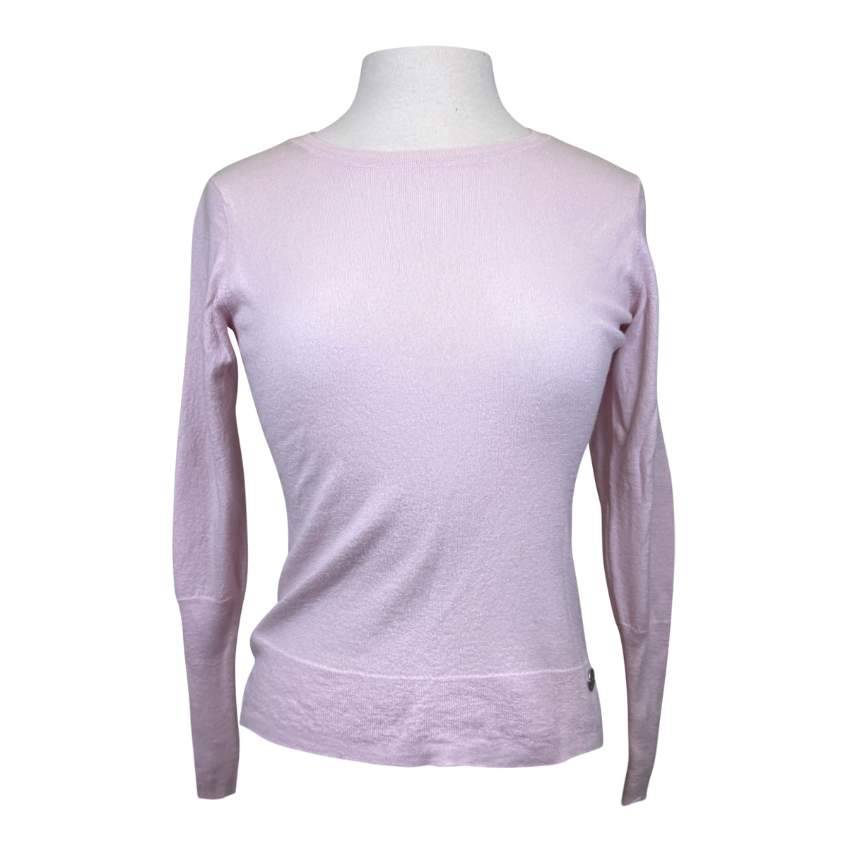 Noel Asmar Crew Neck Sweater in Powder Pink