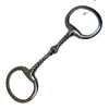 Eggbutt Corkscrew Snaffle in Stainess Steel