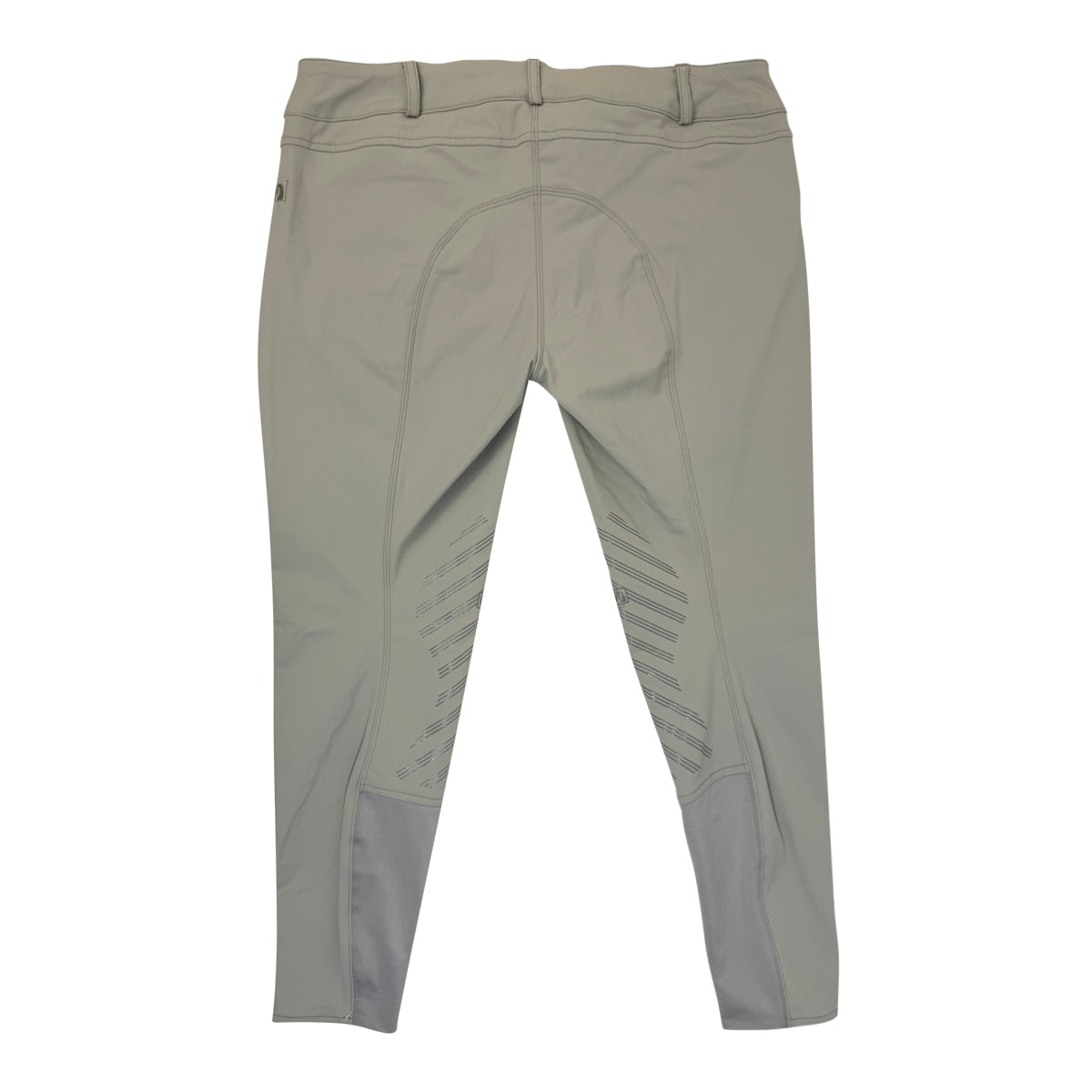Romfh 'Gabriella' Knee Patch Breeches in Mist Grey 