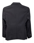 RJ Classics 'Hampton' Washable Show Coat in Black Pinstripe - Children's 10R