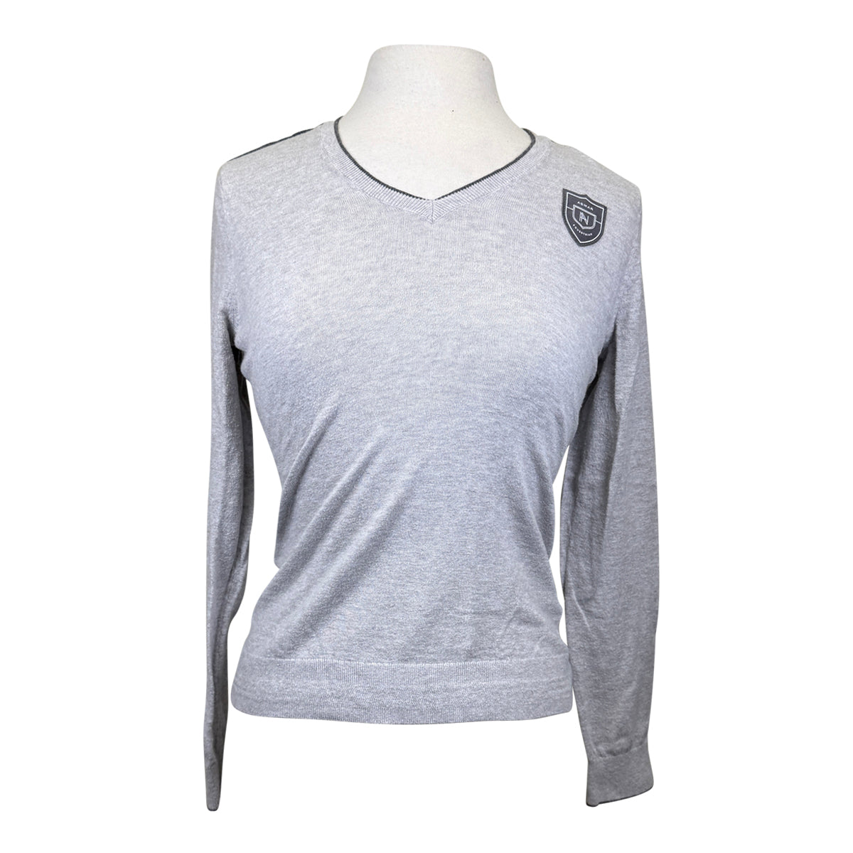 Noel Asmar V-Neck Sweater in Grey