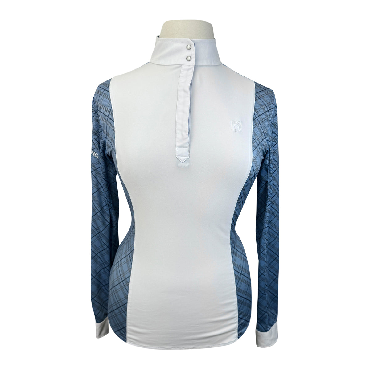 Romfh 'Schuyler' Show Shirt in Navy Plaid/White