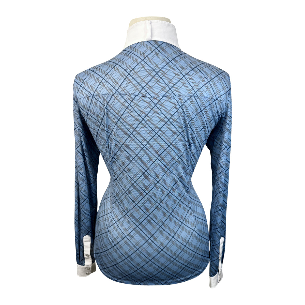 Romfh 'Schuyler' Show Shirt in Navy Plaid/White