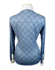 Romfh 'Schuyler' Show Shirt in Navy Plaid/White